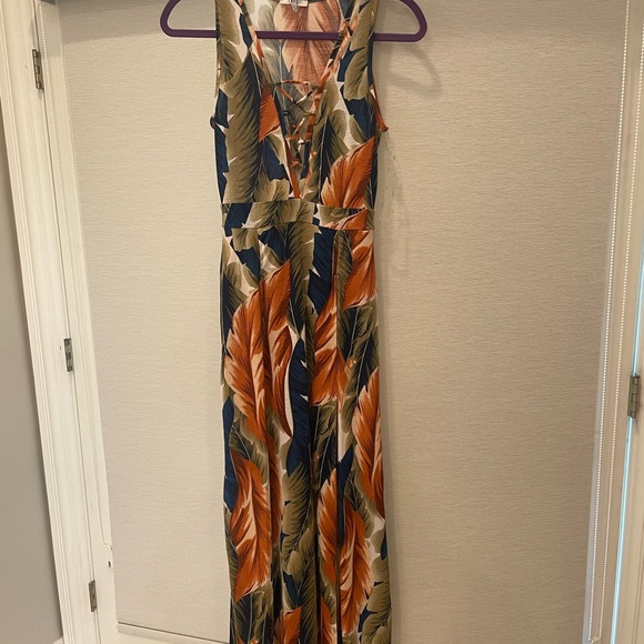 BRAND NEW MAXI PLAM TREE VACATION DRESS! Size: small! - Picture 6 of 6